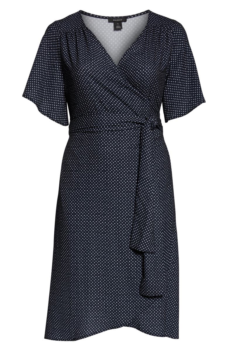 Halogen<sup>®</sup> Wrap Dress, Alternate, color,