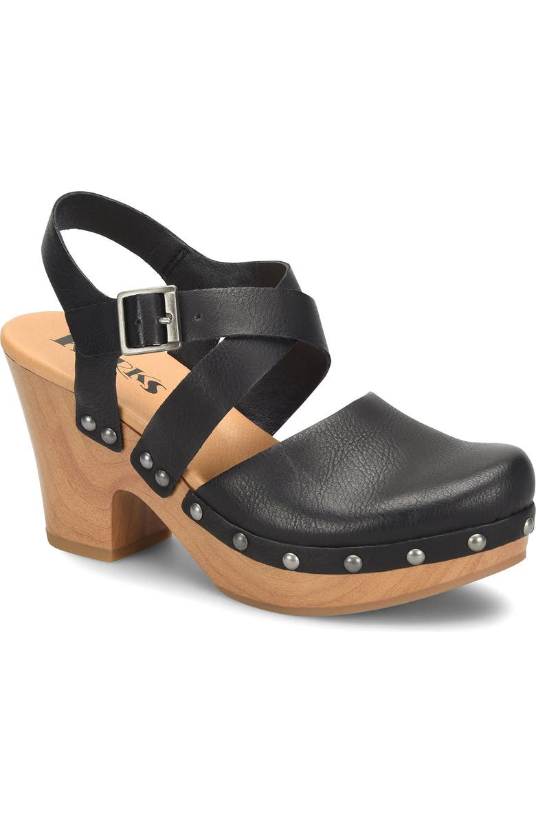 KORKS Abloom Strappy Clog Platform Slingback Pump, Main, color,