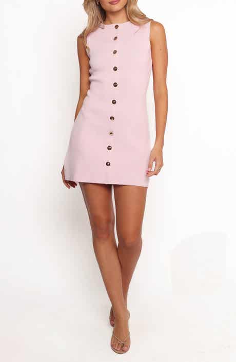 Petal & Pup Salo Button-Up Sweater Minidress