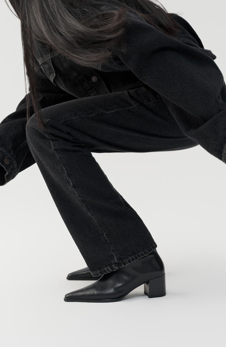 Vagabond Shoemakers Giselle Pointed Toe Bootie, Alternate, color, Black