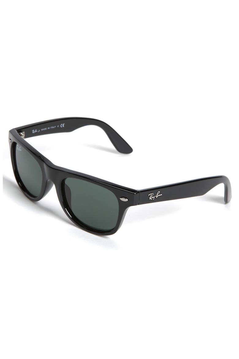 Wayfarer 44mm Sunglasses, Main, color, BLACK