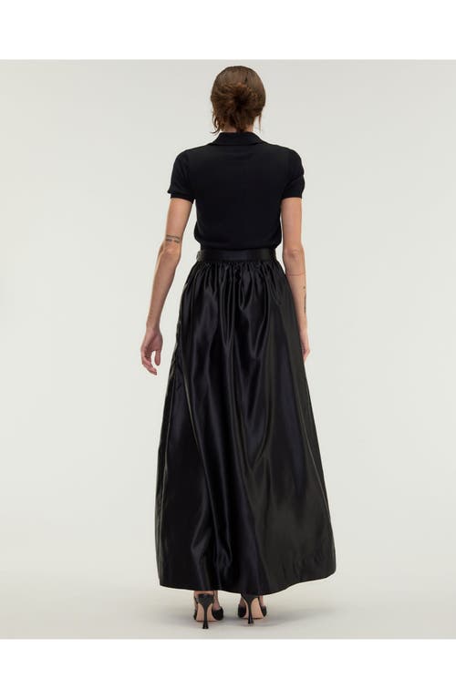 Cynthia Rowley Belle Maxi Skirt In Black