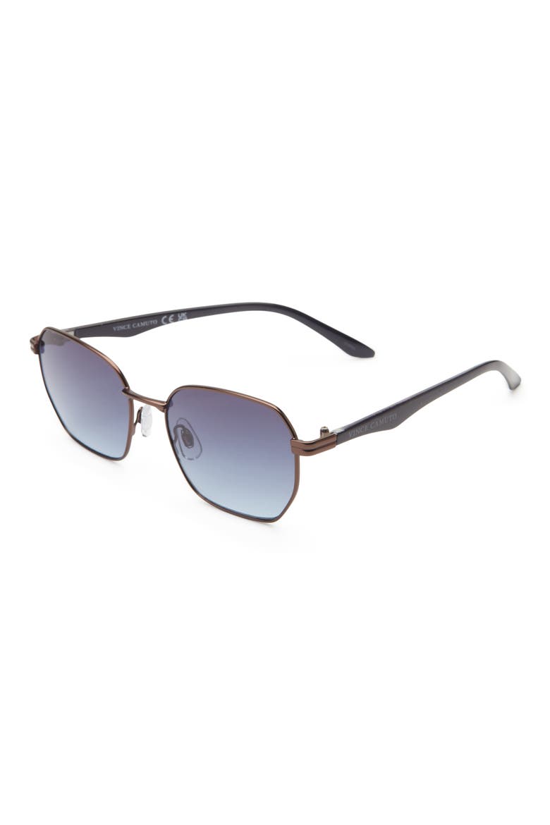Gradient Oval Sunglasses, Alternate, color, BRONZE