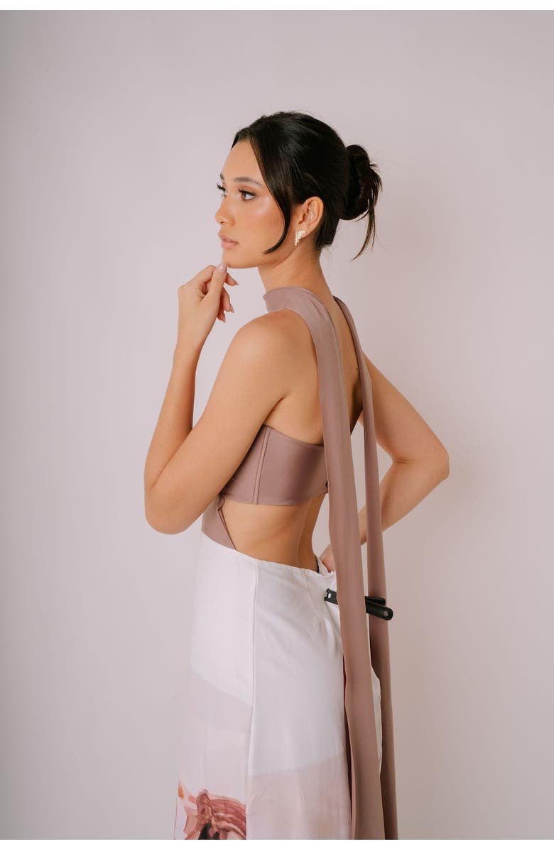 San Malo Bajareque Maxi Dress, Alternate, color, Brown