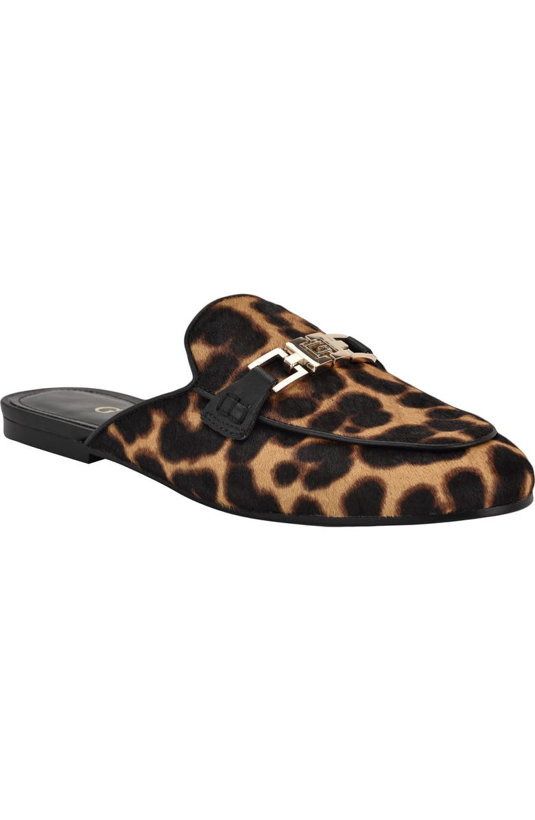 GUESS Bommy Genuine Calf Hair Mule, Main, color,