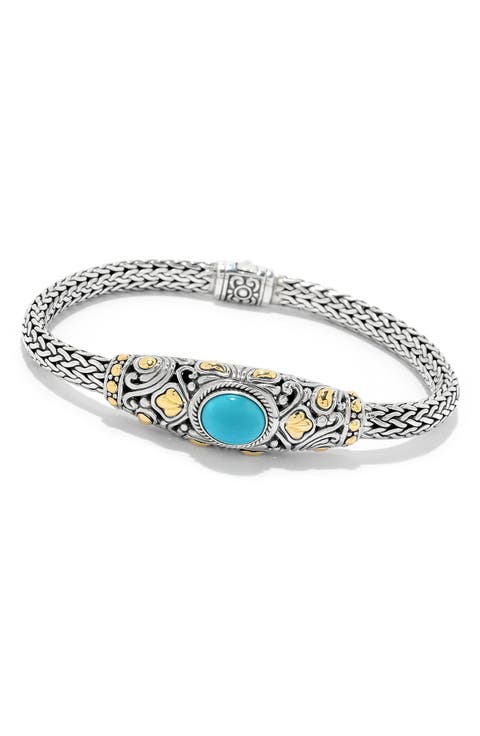 Sleeping Beauty Turquoise Bangle Bracelet