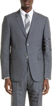 Thom Browne 4 Bar Mélange Wool Sport Coat