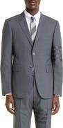 Thom Browne 4 Bar Mélange Wool Sport Coat