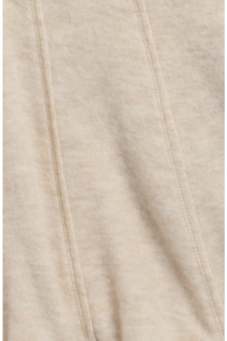 Kids' Hacci Pleated Pull-On Pants, Alternate, color, HEATHER OATMEAL