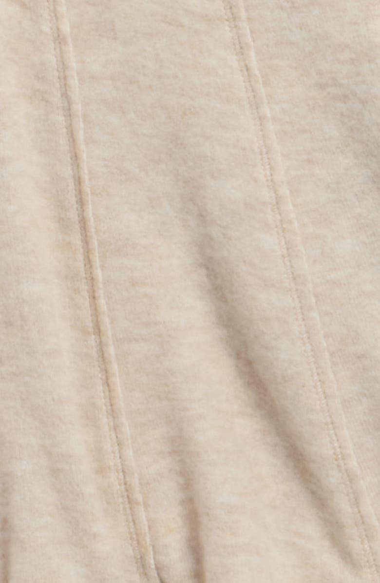 TENLY Kids' Hacci Pleated Pull-On Pants, Alternate, color, Heather Oatmeal