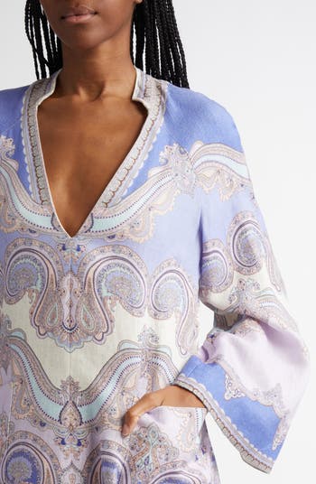 【Zimmermann】Maxine printed cotton-gauze kaftan MaxineKaftanMidiDressCreamBlac