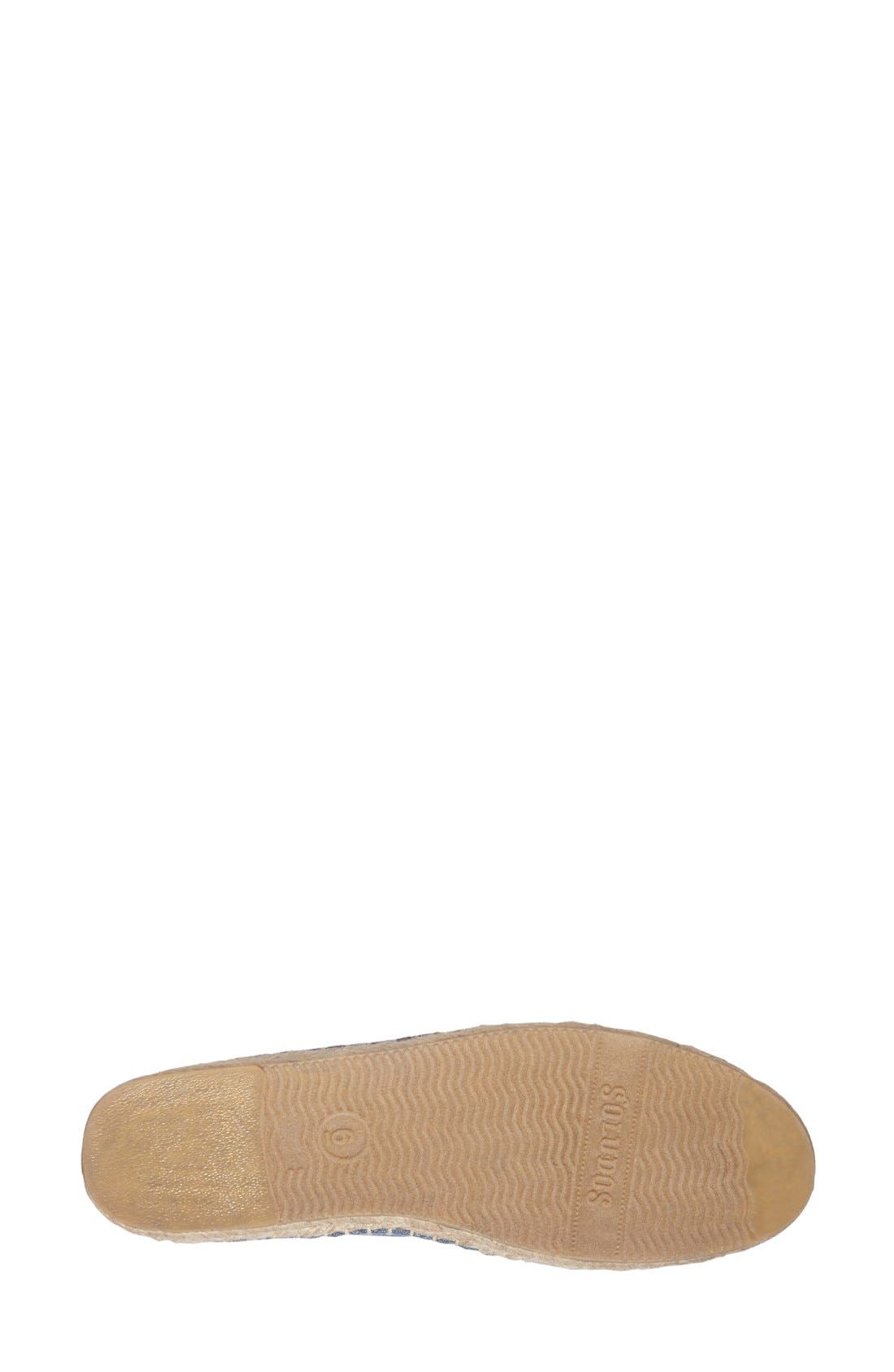 Espadrille Slip-On, Alternate, color, PINEAPPLES DENIM BLUE