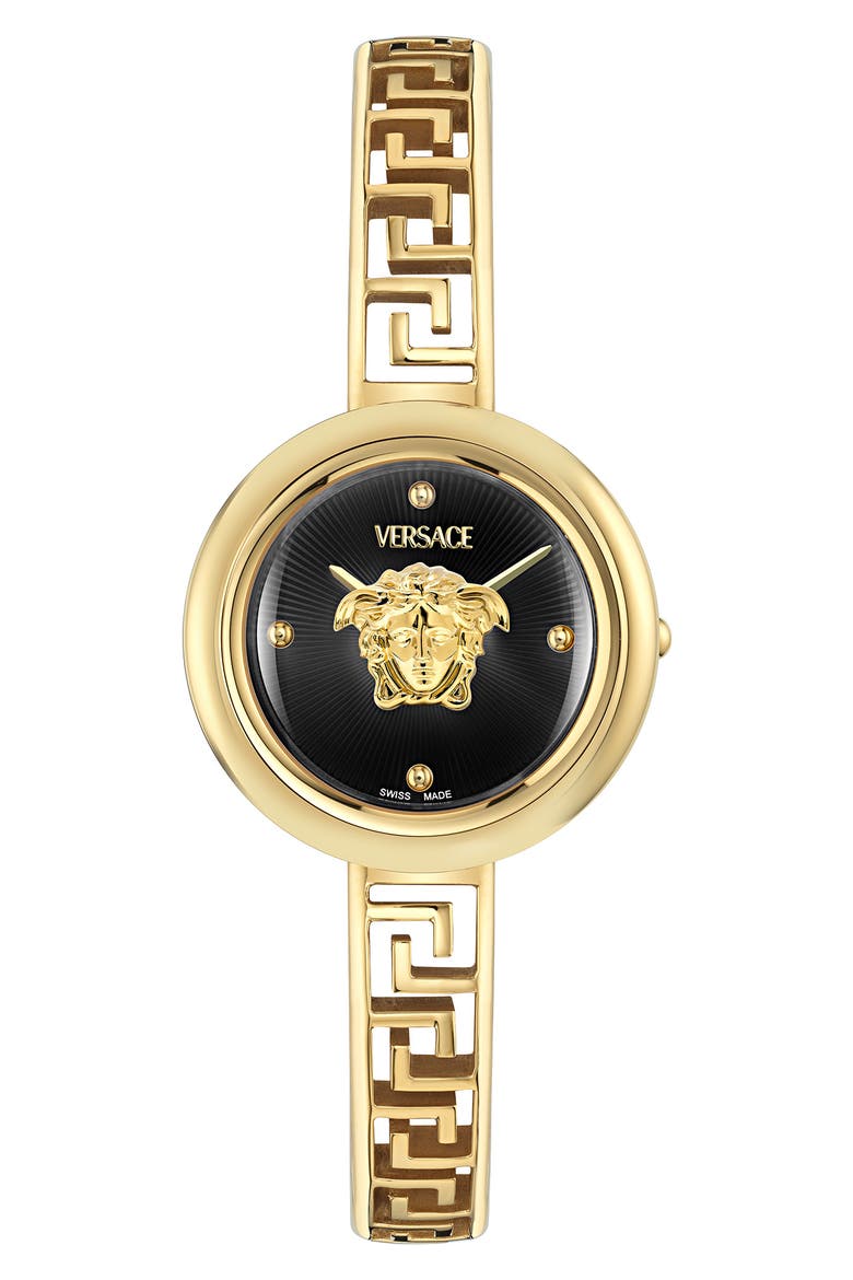 Medusa Eclipse Bracelet Watch, 28mm, Main, color, IP GOLD