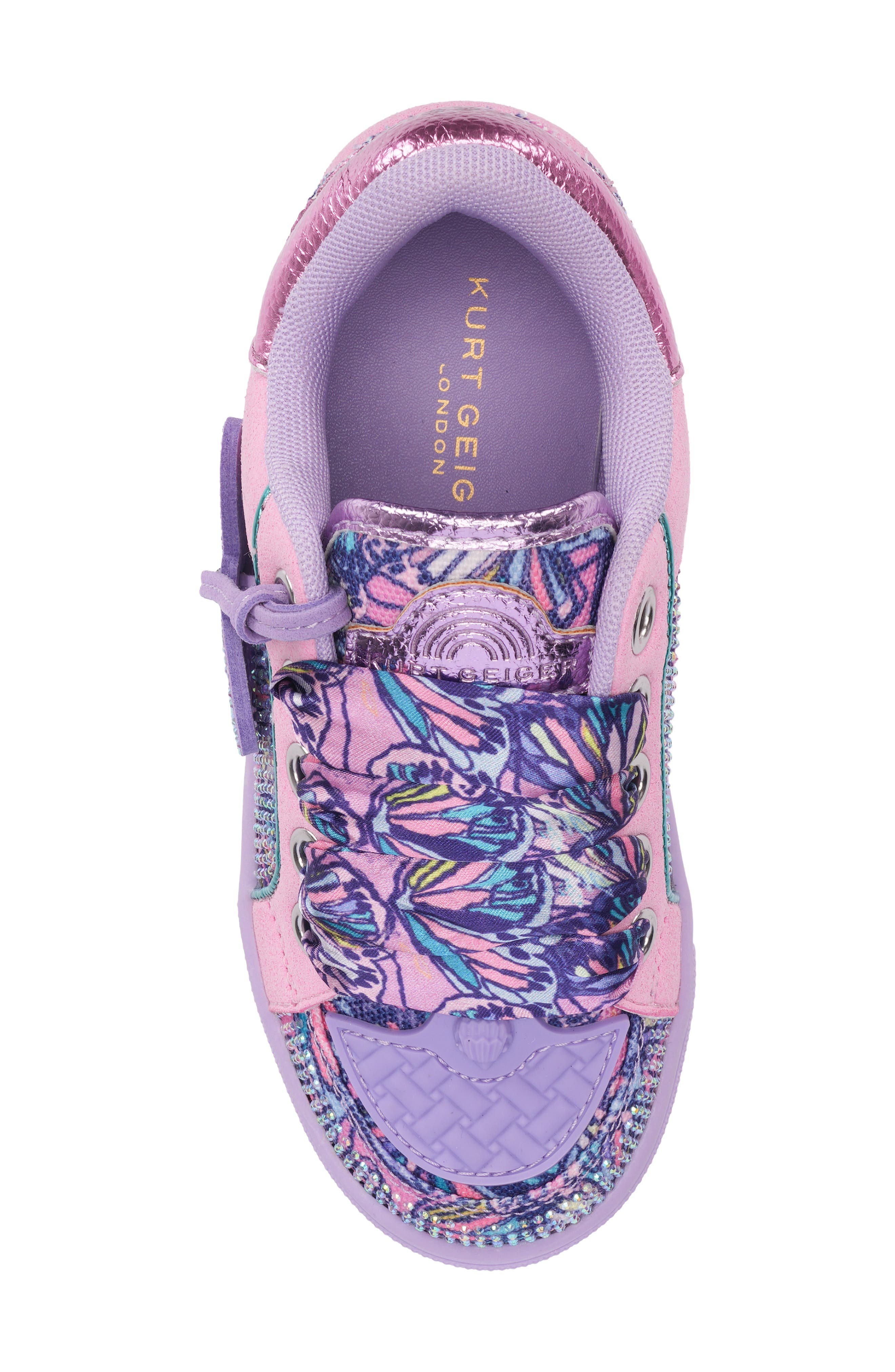 Kids' Mini Southbank Tag Sneaker, Alternate, color, PURPLE MULTI