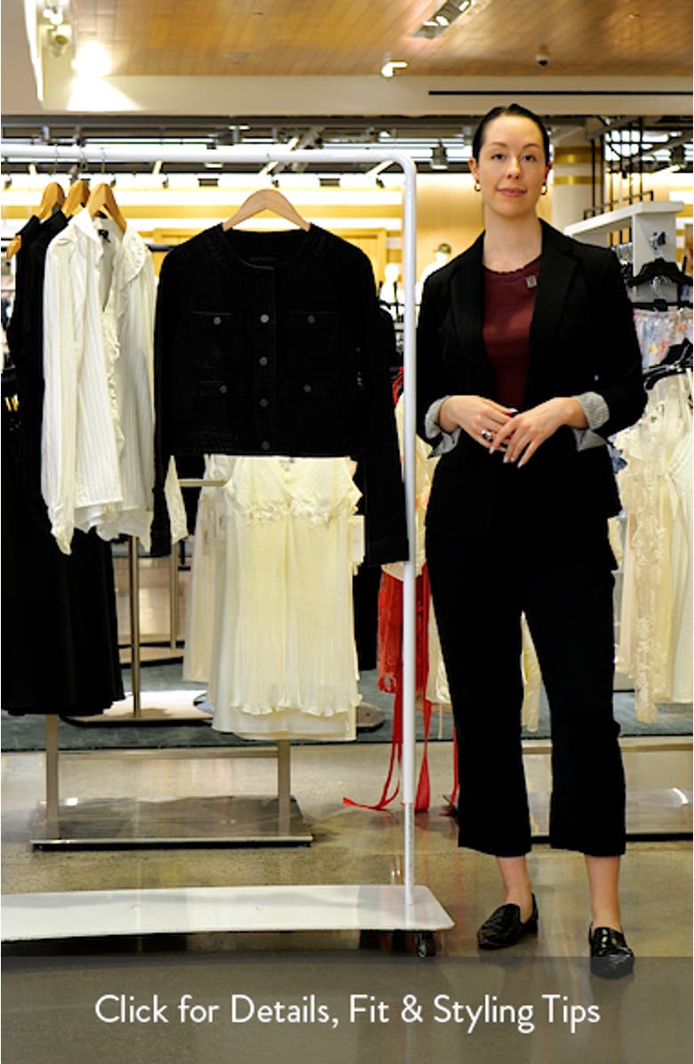 Kiya Crop Denim Jacket, sales video thumbnail