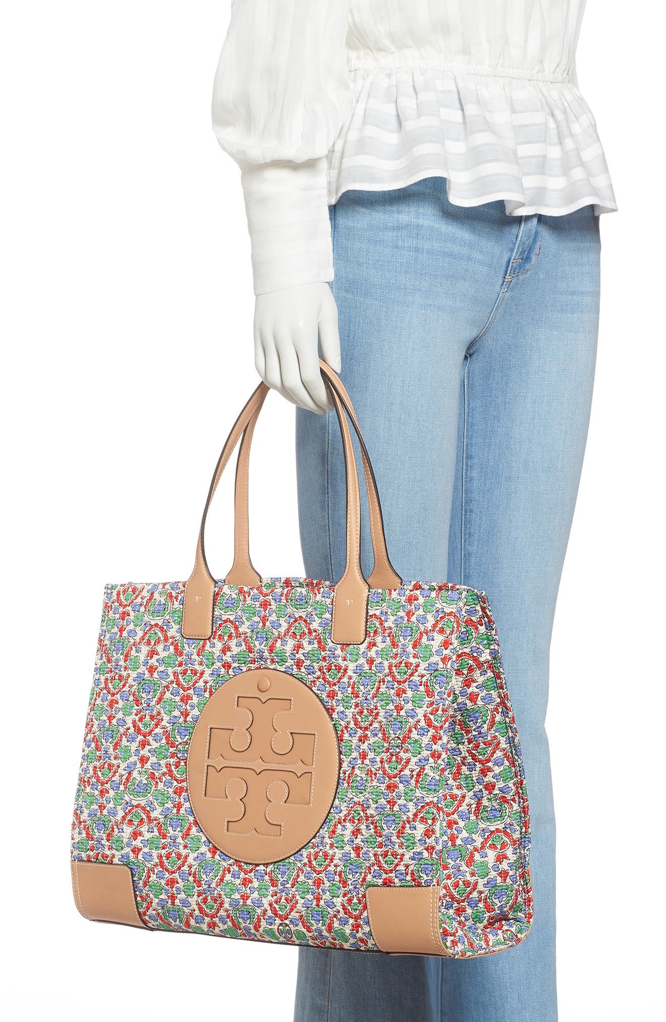 Tory Burch Legacy Paisley Handbag, Alternate, color, 