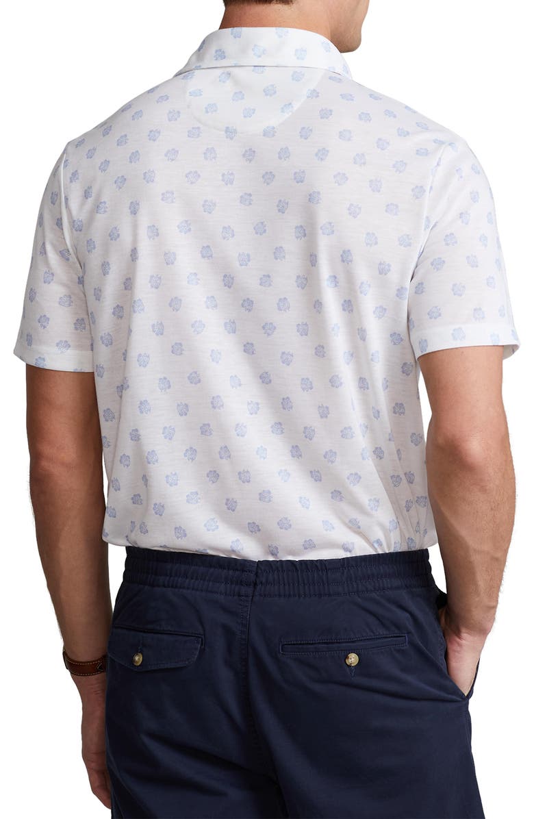 Polo Ralph Lauren Floral Print Performance Jersey Polo, Alternate, color, 