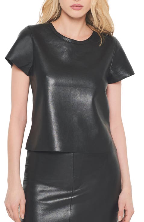 New Guard Recycled Leather Tee
