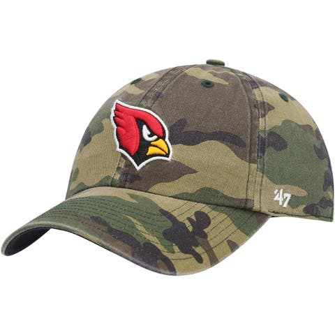 Men's '47 Camo Arizona Cardinals Woodland Clean Up Adjustable Hat