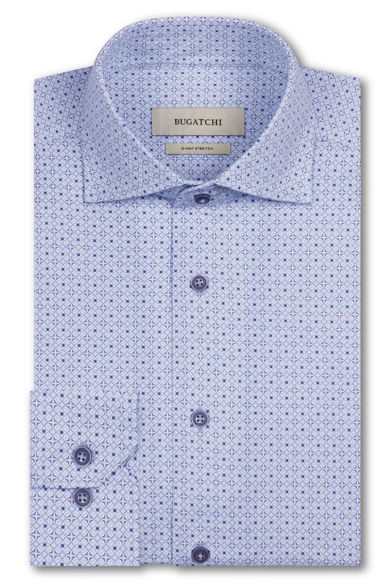 Devon OoohCotton® Tile Geo Print Button-Up Shirt, Alternate, color, ETHER