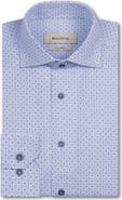 Bugatchi Devon OoohCotton® Tile Geo Print Button-Up Shirt