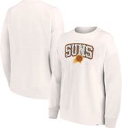 FANATICS Women's Fanatics Branded White Phoenix Suns Tonal Leopard Pullover Sweatshirt