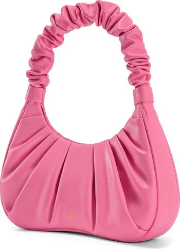 Gabbi Ruched Faux Leather Hobo