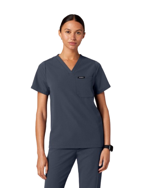 Rhena Women's 1-Pocket Slim V-Neck Scrub Top