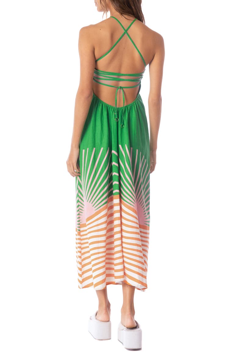 Kiss Cover-Up Dress, Alternate, color, BRIGHT GREEN