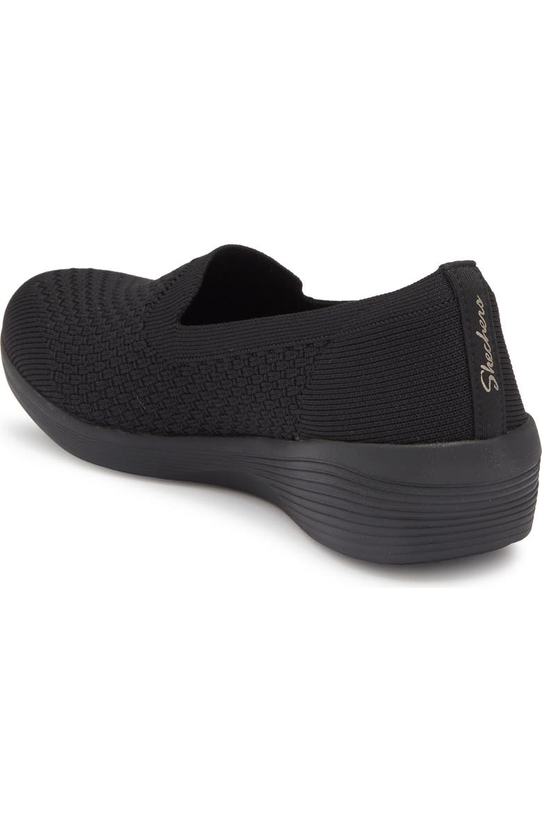 SKECHERS Arya Clear Skies Slip-On Sneaker, Alternate, color, Black