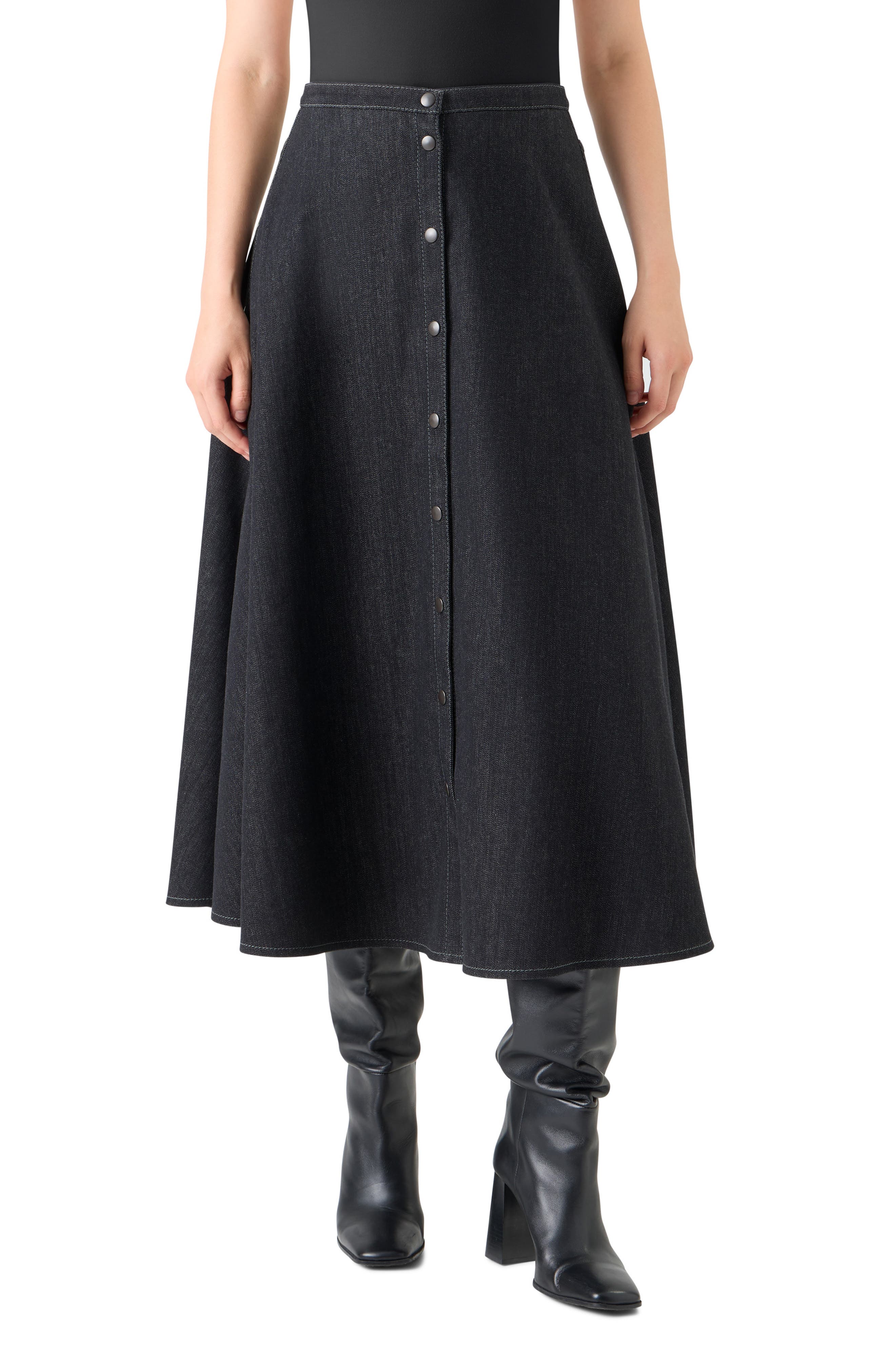selected BLACK DENIM