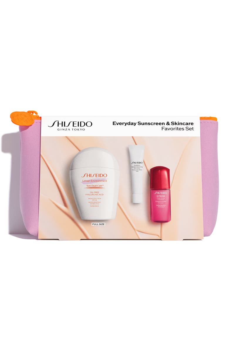 Shiseido Everyday Sunscreen & Skincare Favorites Set, Main, color, 