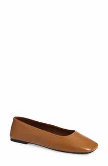 Jeffrey Campbell Listos Square Toe Flat