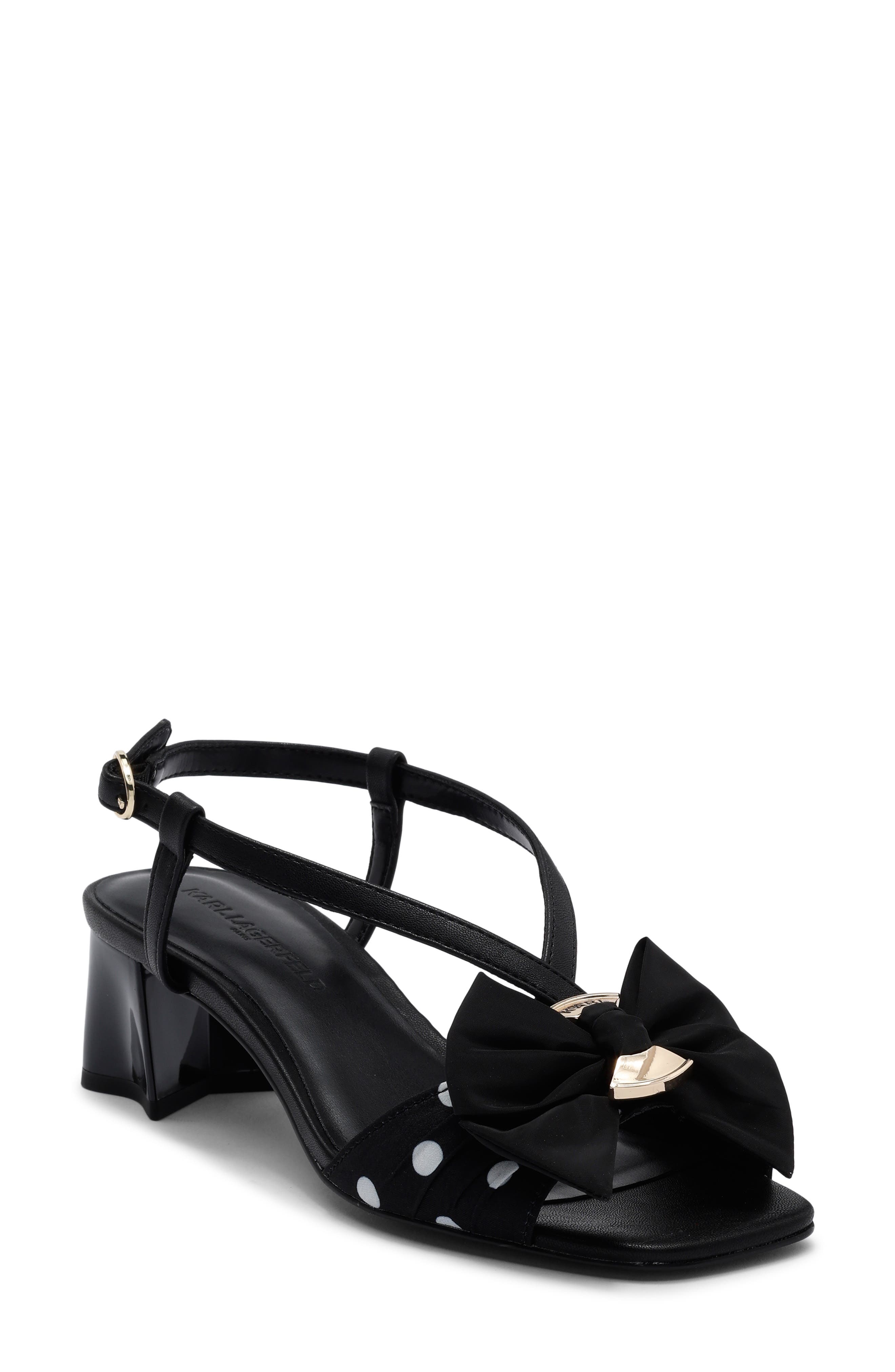 KARL LAGERFELD PARIS Suttyn Bow Sandal