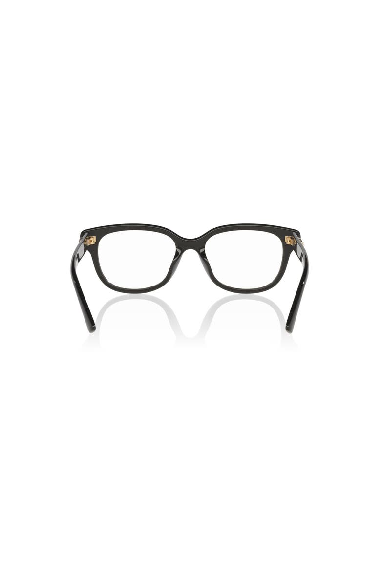 52mm Rectangle optical glasses, Alternate, color, Black