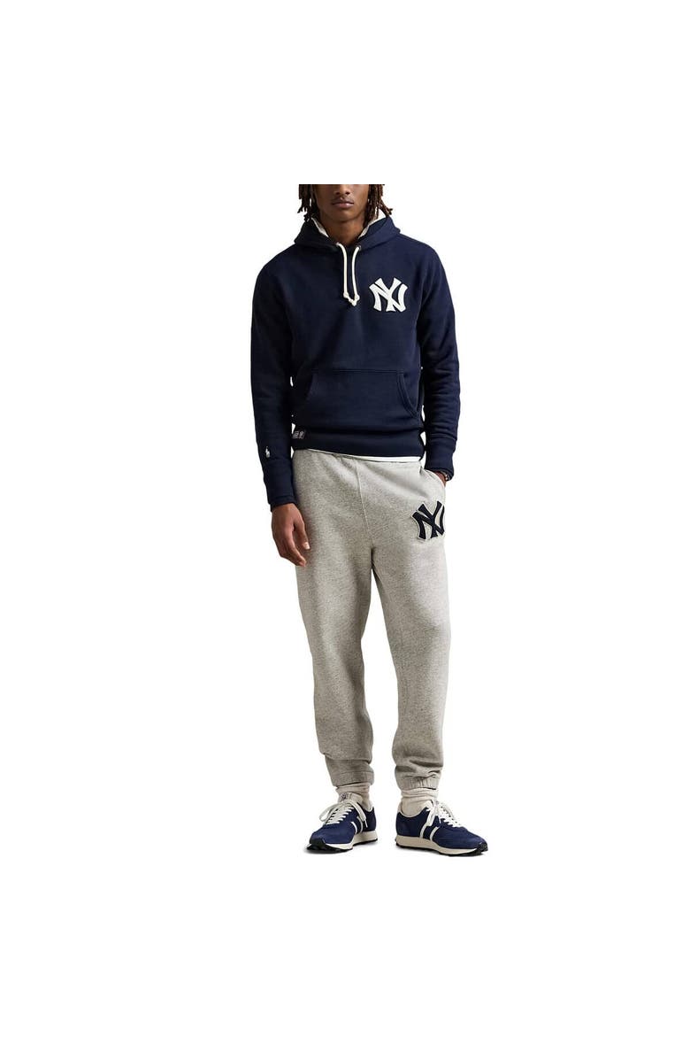 Polo Ralph Lauren Heather Gray Yankees Sweatpants, Alternate, color,