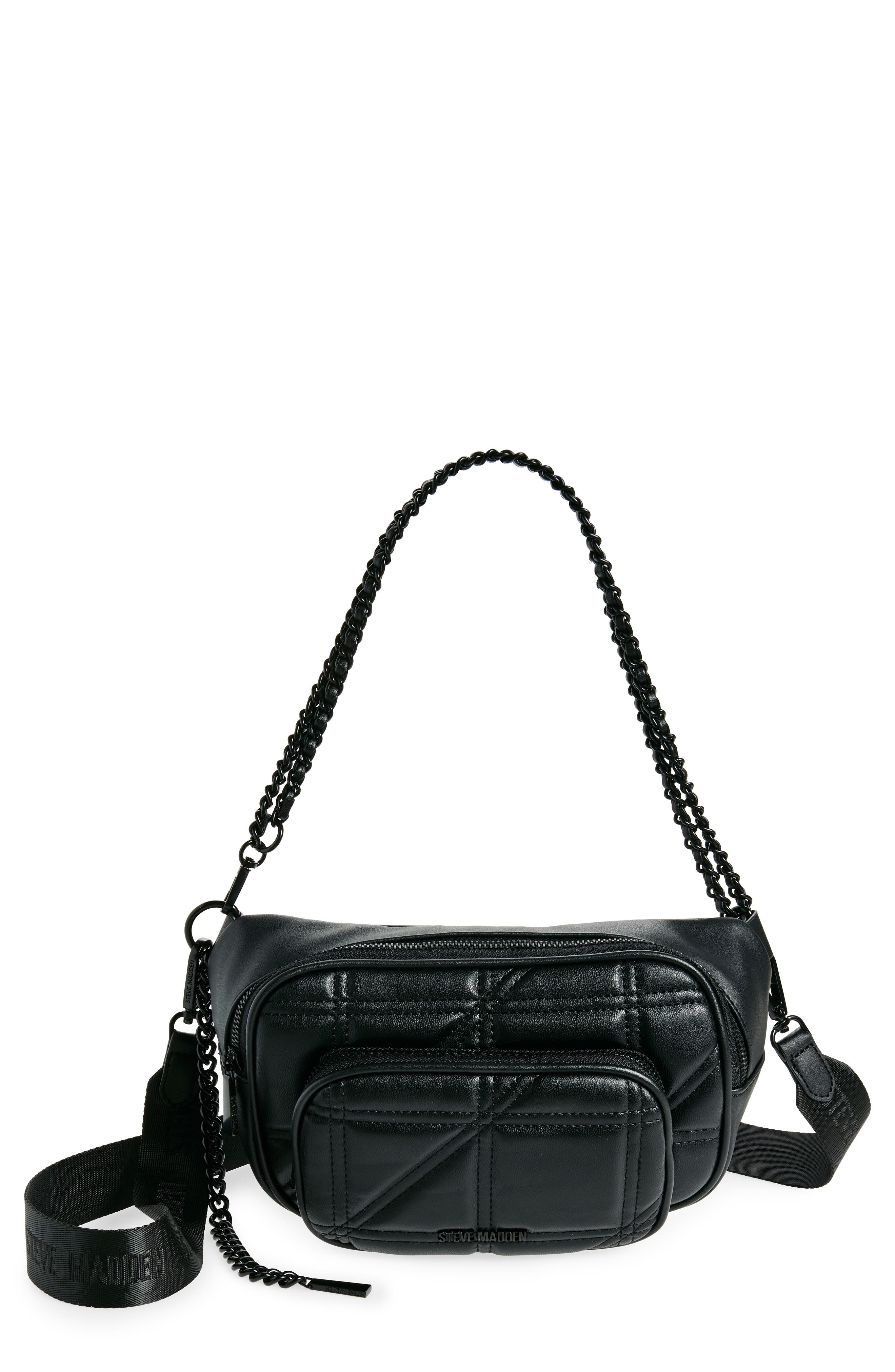 Steve Madden Bswing Quilted Convertible Sling Bag, Main, color, 
