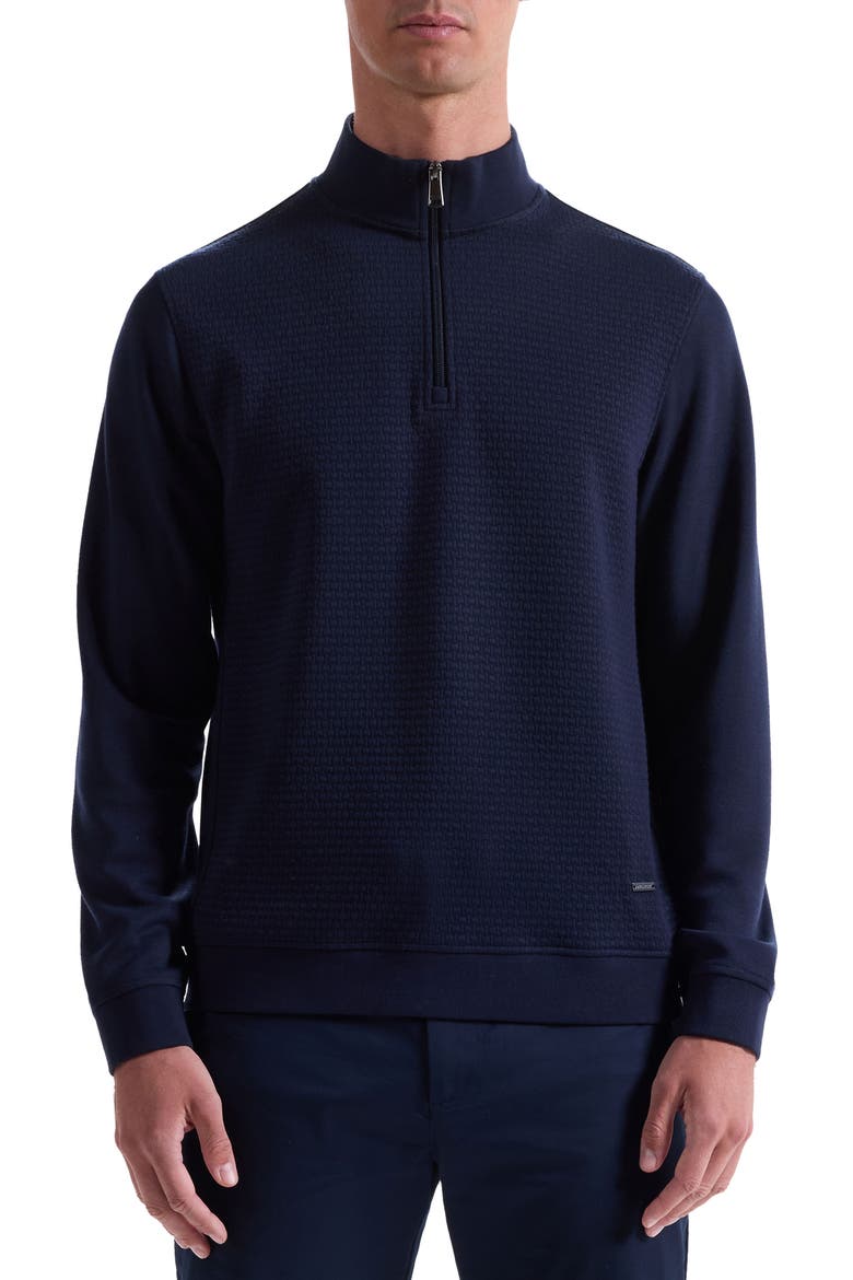 Quarter Zip Top, Main, color, NAVY