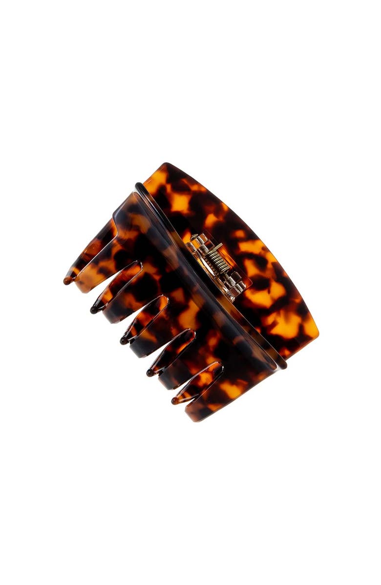 BY ADINA EDEN Medium Elongated Classic Hair Claw Clip, Alternate, color, Dark Tortoise