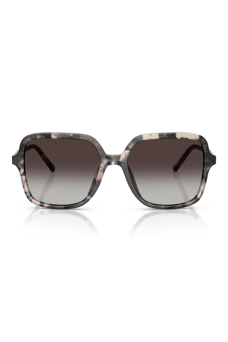 55mm Square Sunglasses, Main, color, GREY HAVANA / GREY GRADIENT