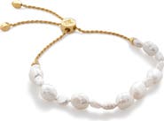 Monica Vinader Nura Reef Freshwater Pearl Friendship Bracelet