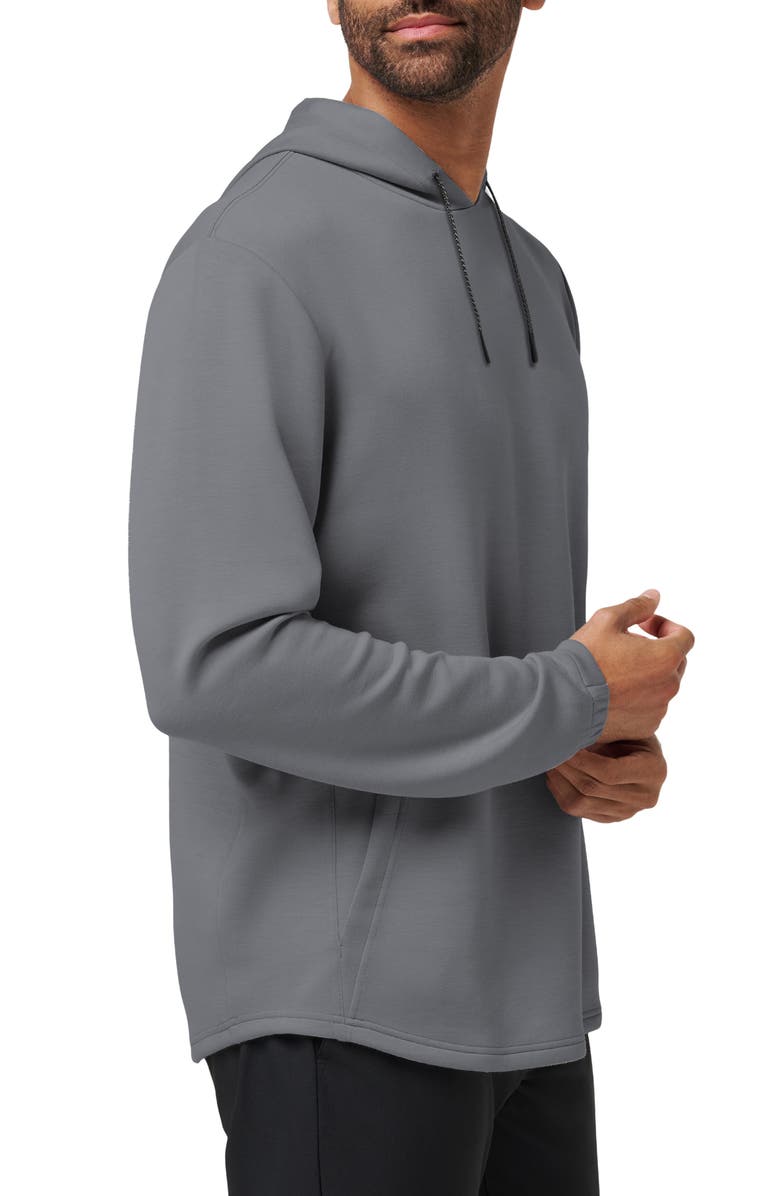 TravisMathew Fibercloud Hoodie, Alternate, color, Light Grey