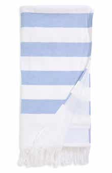 Kassatex Sardinia Beach Stripe Cotton Beach Towel