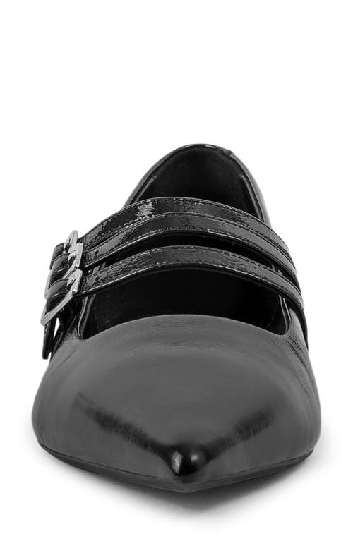 Vagabond Shoemakers Hermine Pointed Toe Mary Jane Flat In Black