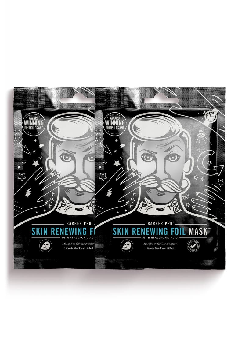 Skin Renewing Foil Mask Duo, Main, color, NO COLOR