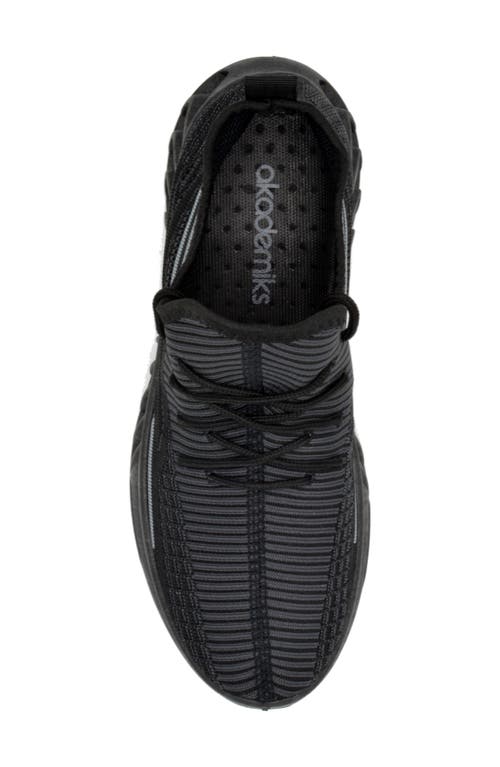 Akademiks Fit Jogger Sneaker In Black-grey