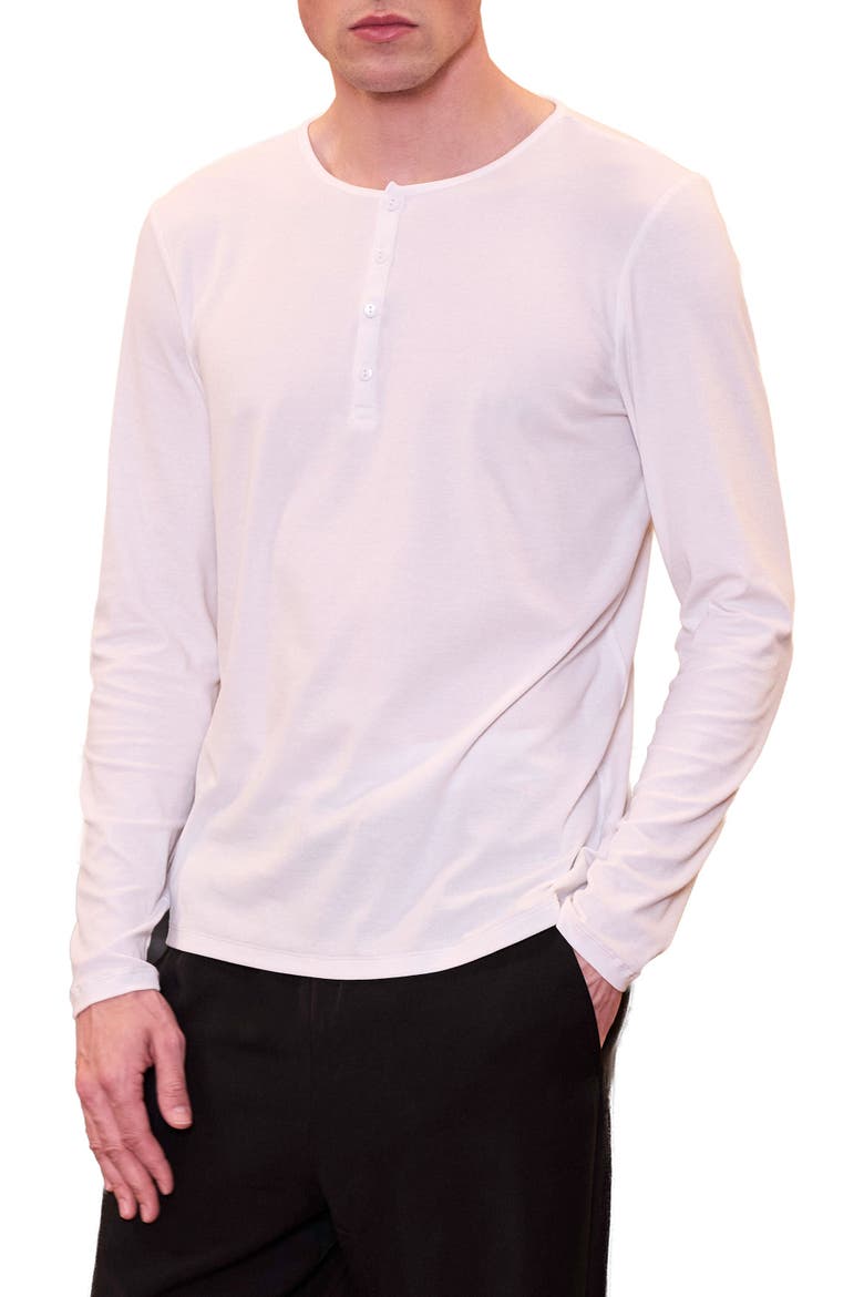 Daydreamers Rib Long Sleeve Tee, Alternate, color, white