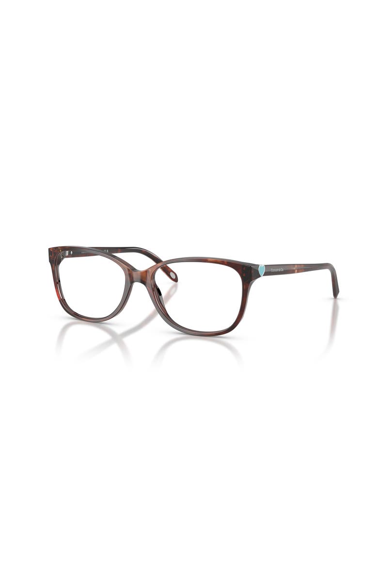 54mm Square optical glasses, Main, color, Brown