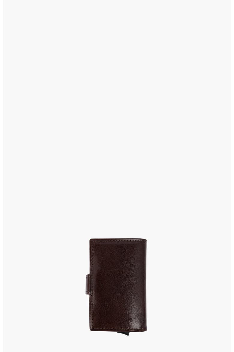 Gentleman Bifold Pop Up Slim Leather Wallet 22, Alternate, color, Brown