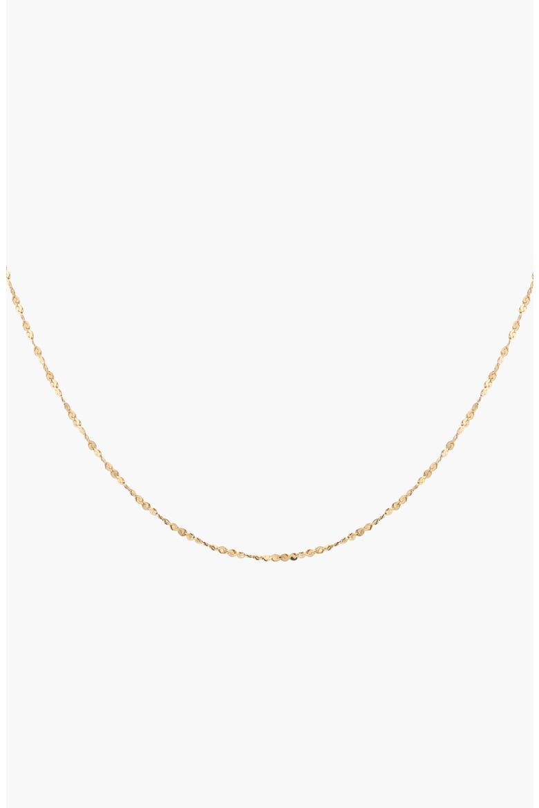 Unbreakable Barely There Chain Necklace, Main, color, Yellow